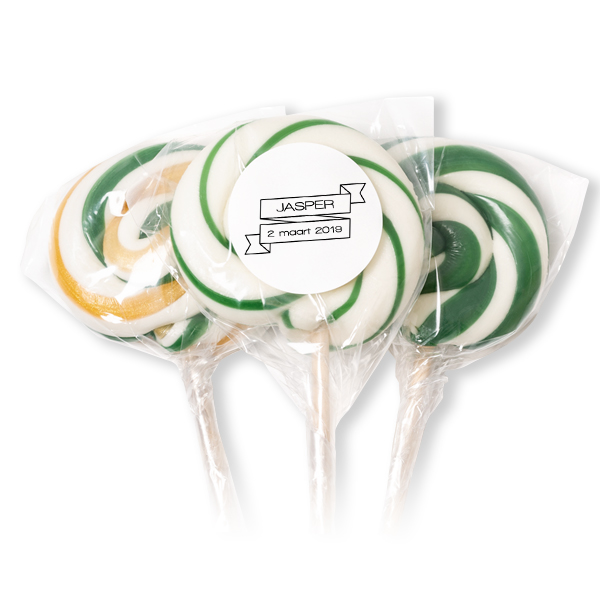 Lollipops Green - set of 12