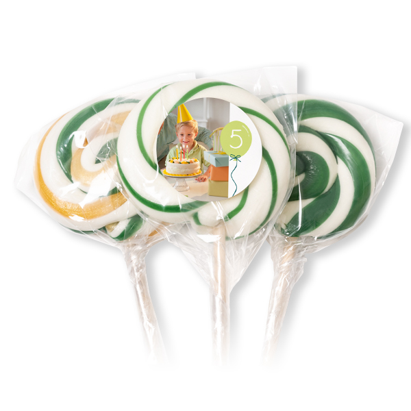 Lollipops Green - set of 12