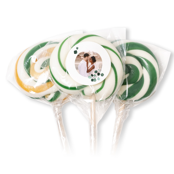 Lollipops Green - set of 12