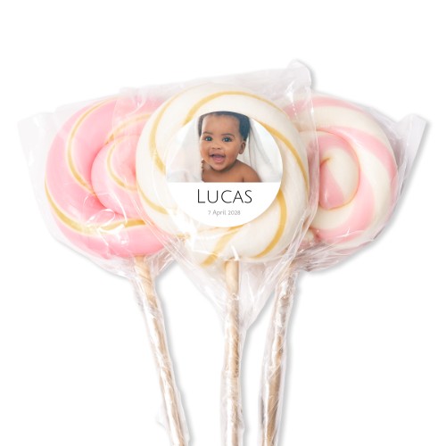 Slikkepinde Lyserøde - 12 stk