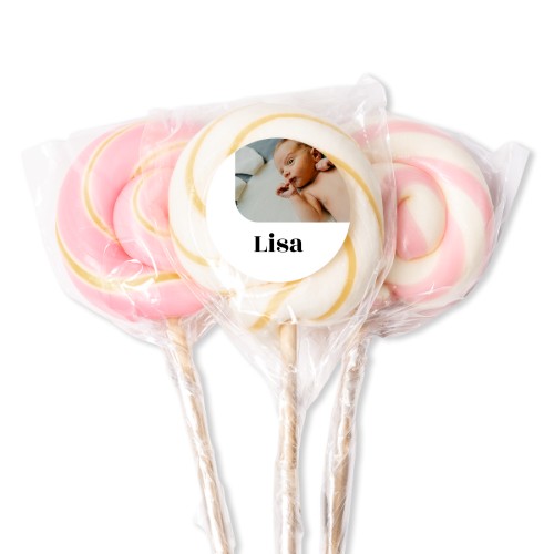 Sucettes roses (lot de 12) Sucettes roses (lot de 12)