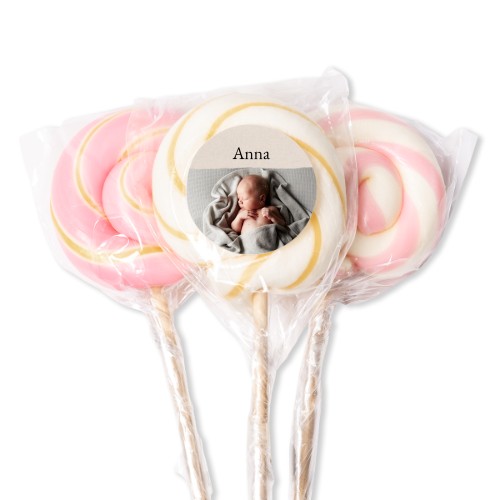Sucettes roses (lot de 12) Sucettes roses (lot de 12)