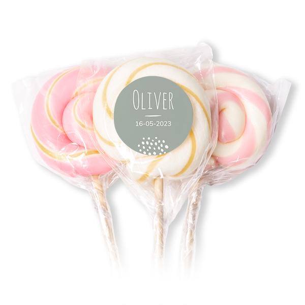 Sucettes roses (lot de 12) Sucettes roses (lot de 12)