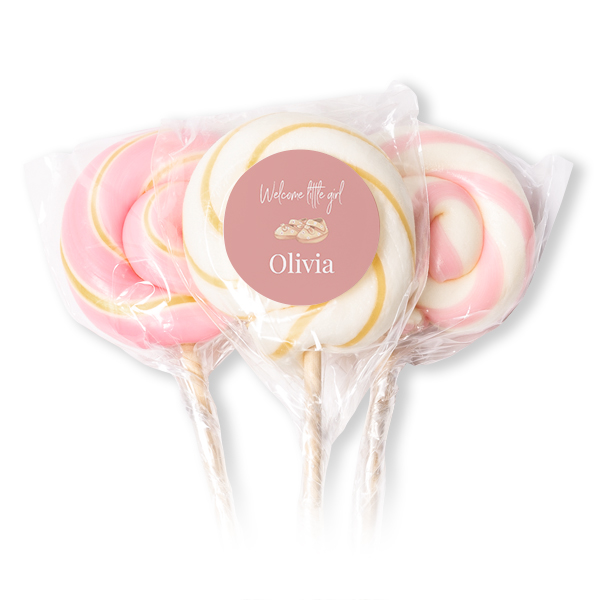 Lolly's Roze (set van 12)