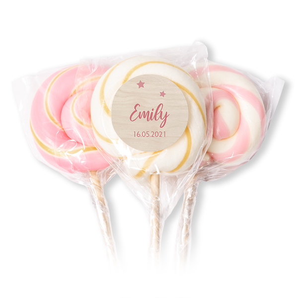 Lolly's Roze (set van 12)