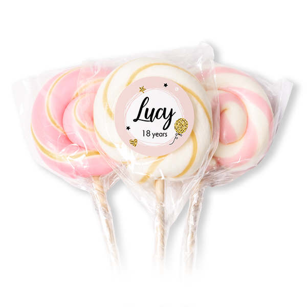 Lolly's Roze (set van 12)