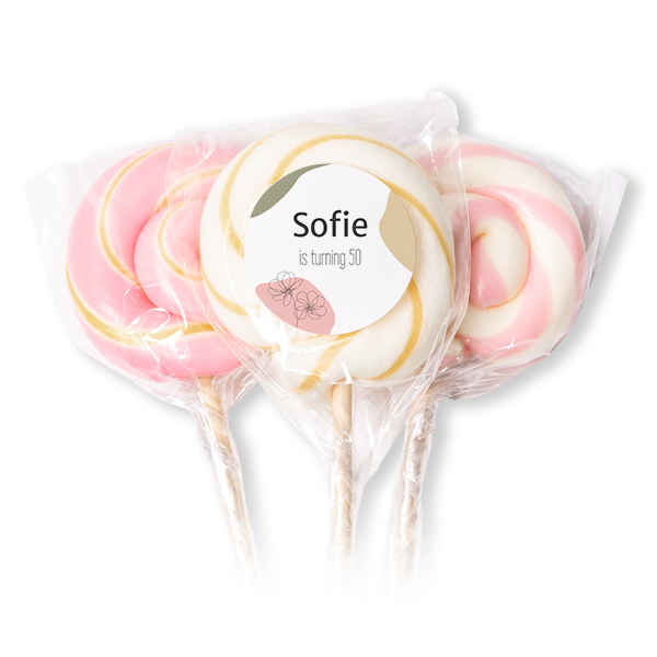 Lolly's Roze (set van 12)