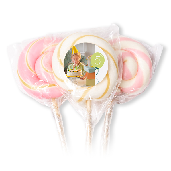 Lolly's Roze (set van 12) Lolly's Roze (set van 12)