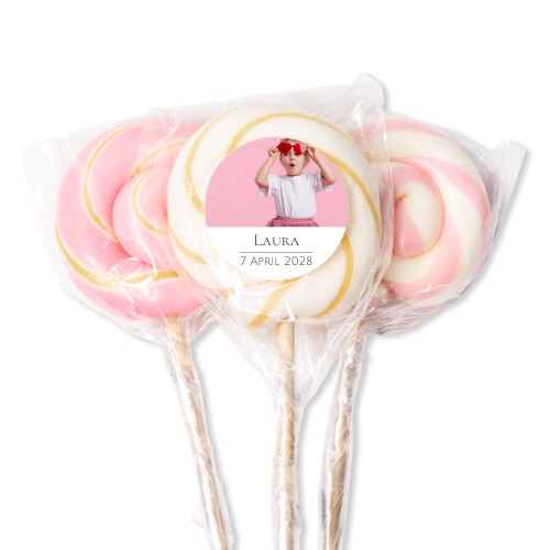 Lollipops Pink - set of 12 Lollipops Pink - set of 12