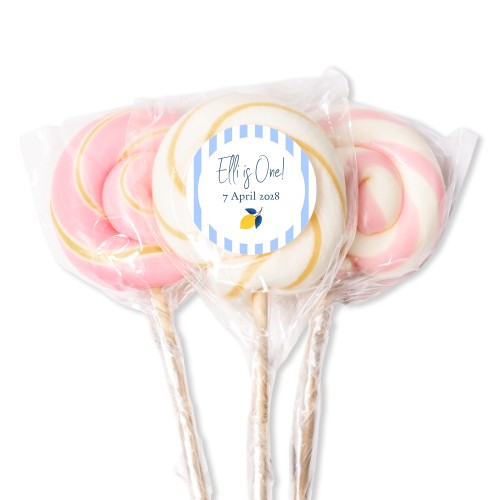 Sucettes roses (lot de 12)