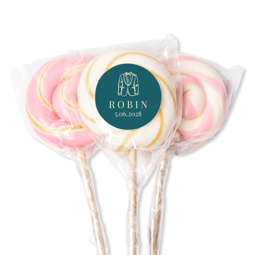 Sucettes roses (lot de 12)