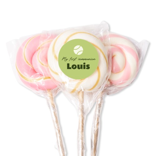 Lollipops Pink - set of 12