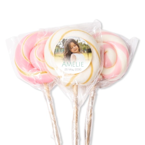 Lollipops Pink - set of 12
