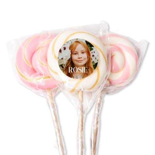 Lollipops Pink - set of 12