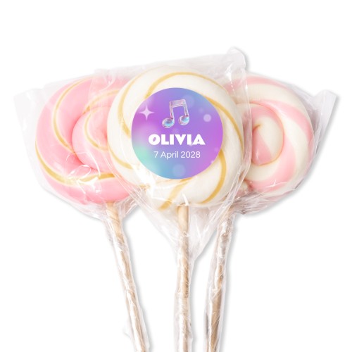 Lolly's Roze (set van 12)