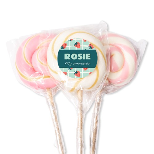 Lollipops Pink - set of 12