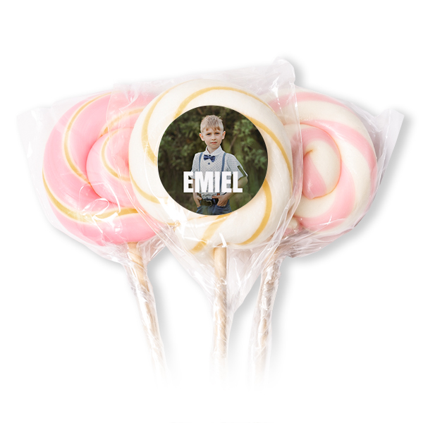 Sucettes roses (lot de 12) Sucettes roses (lot de 12)