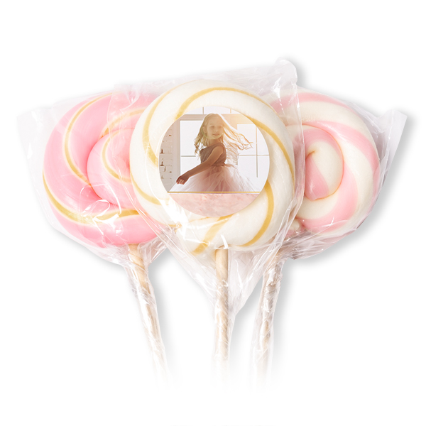 Sucettes roses (lot de 12) Sucettes roses (lot de 12)