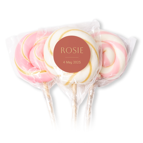 Lolly's Roze (set van 12) Lolly's Roze (set van 12)