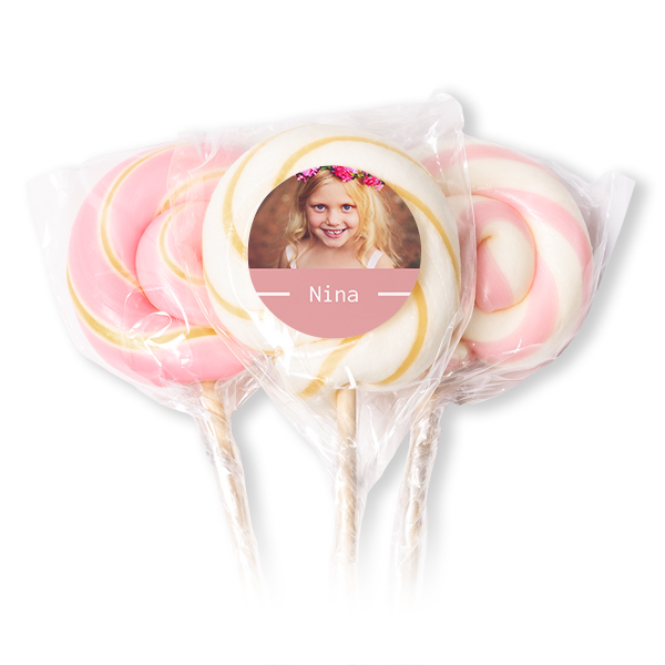 Lolly's Roze (set van 12) Lolly's Roze (set van 12)