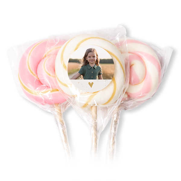 Lollipops Pink - set of 12