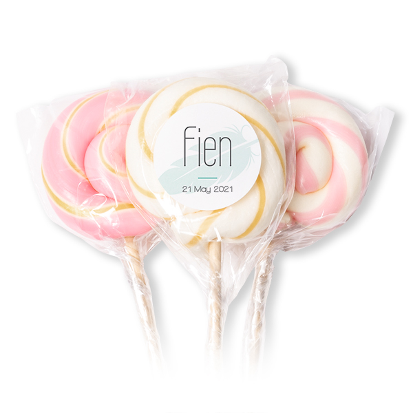 Lollipops Pink - set of 12