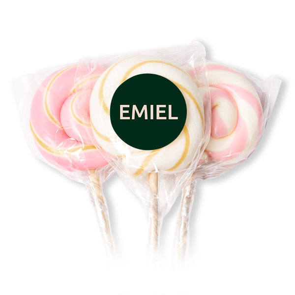 Lolly's Roze (set van 12) Lolly's Roze (set van 12)
