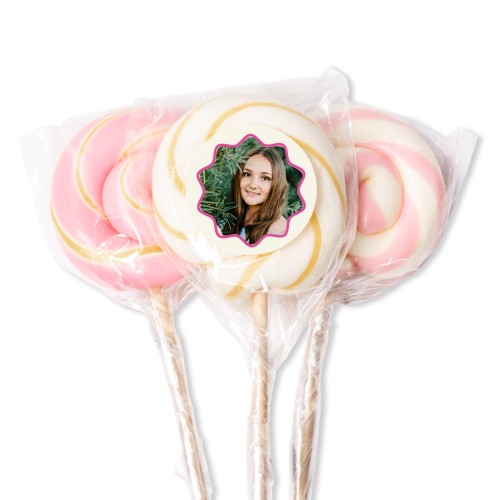 Slikkepinde Lyserøde - 12 stk