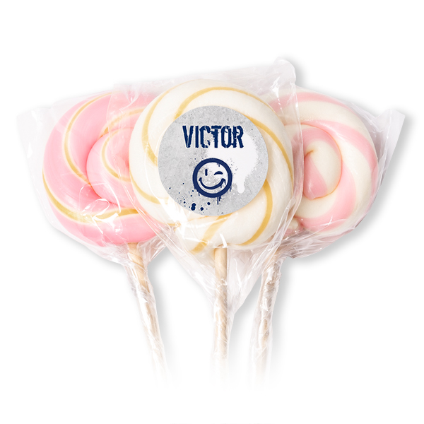 Slikkepinde Lyserøde - 12 stk