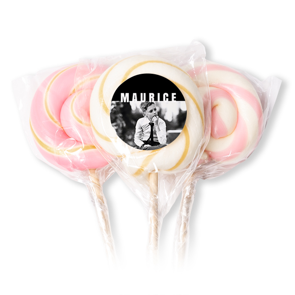 Lollipops Pink - set of 12