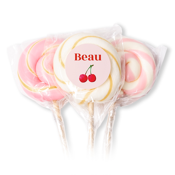 Lollipops Pink - set of 12