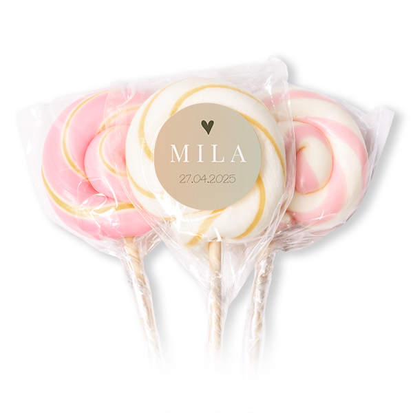 Lolly's Roze (set van 12) Lolly's Roze (set van 12)