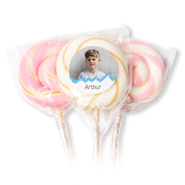Lollipops Pink - set of 12 Lollipops Pink - set of 12