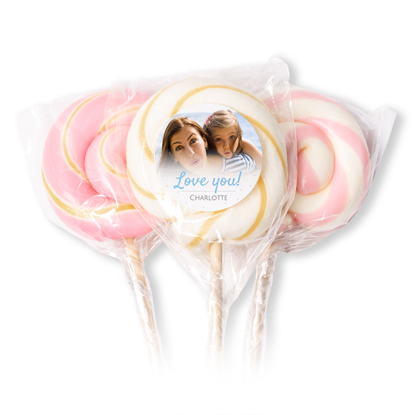Lollipops Pink - set of 12