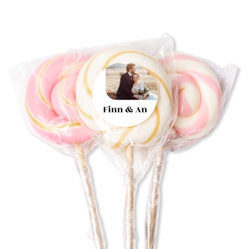 Sucettes roses (lot de 12)