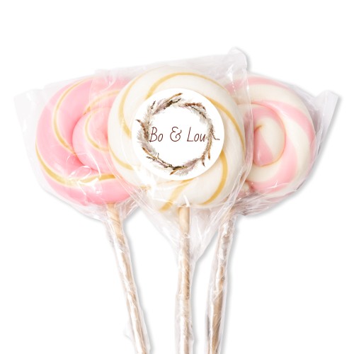 Sucettes roses (lot de 12)