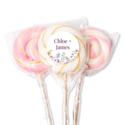Lollipops Pink - set of 12