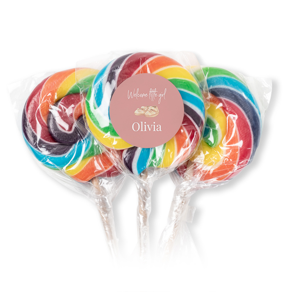 Lolly regenboog (set van 12) Lolly regenboog (set van 12)