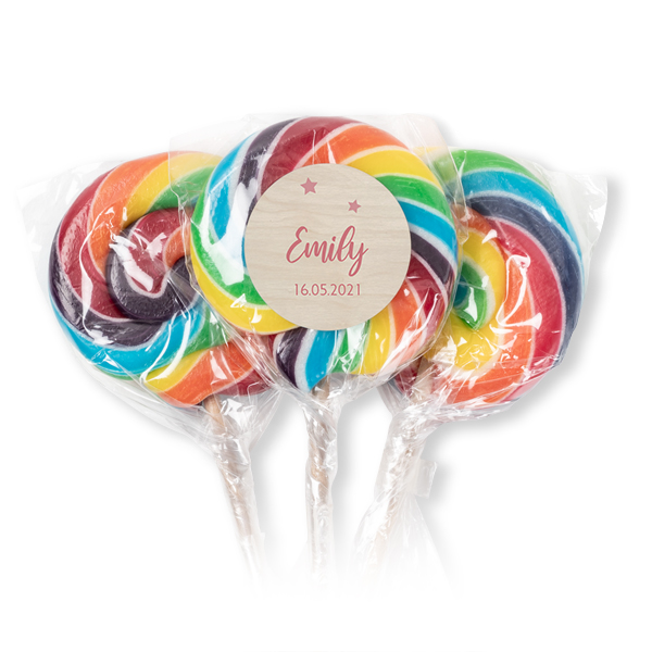 Lolly regenboog - Set van 12