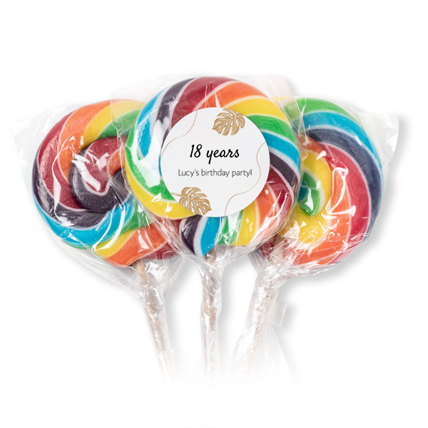 Lollipops Rainbow - set of 12
