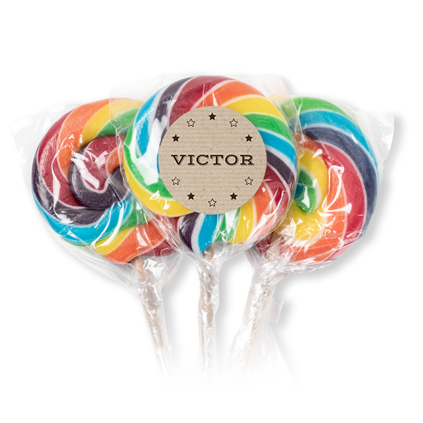 Lollipops Rainbow - set of 12