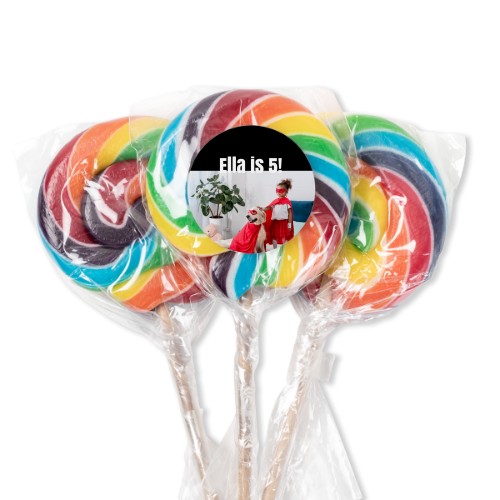 Sucettes multicolores (lot de 12)