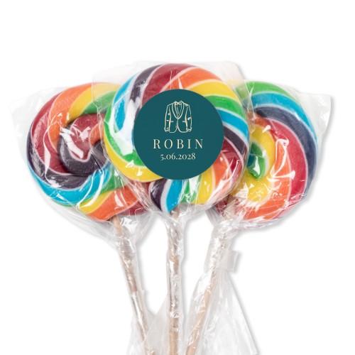 Sucettes multicolores (lot de 12)