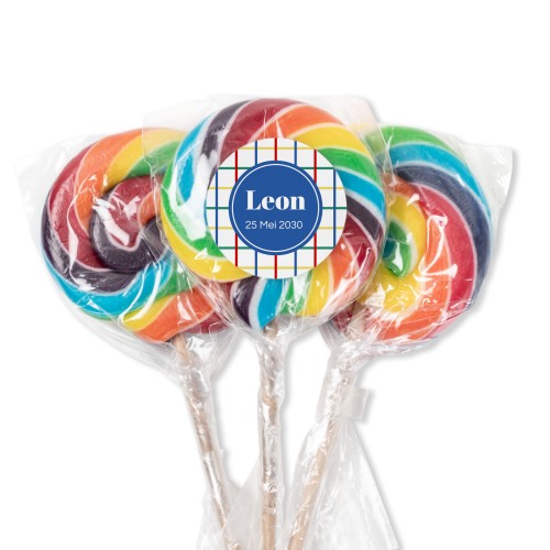 Lolly regenboog - Set van 12