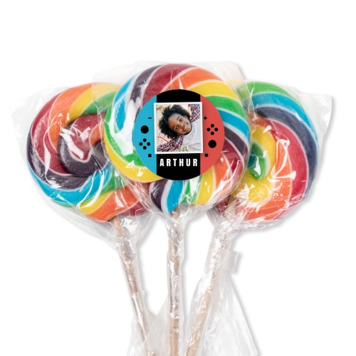 Sucettes multicolores (lot de 12)