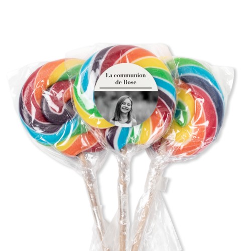 Sucettes multicolores (lot de 12)