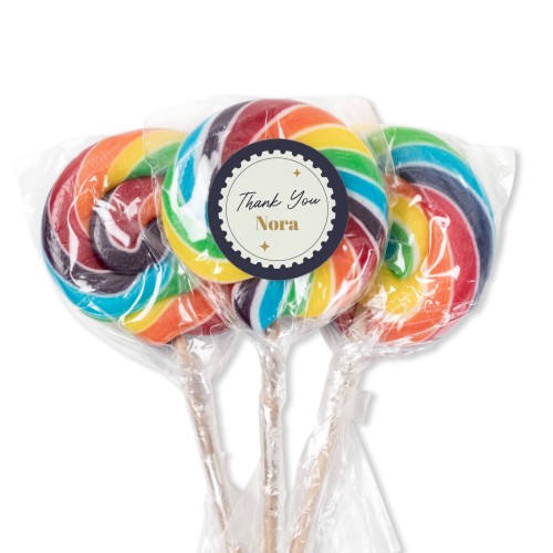 Slikkepinde regnbue - 12 stk