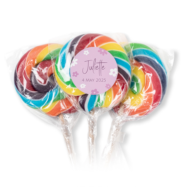 Lollipops Rainbow - set of 12 Lollipops Rainbow - set of 12