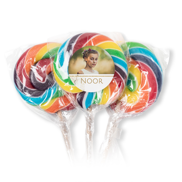 Lolly regenboog (set van 12)