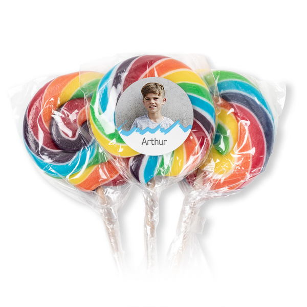 Lollipops Rainbow - set of 12 Lollipops Rainbow - set of 12